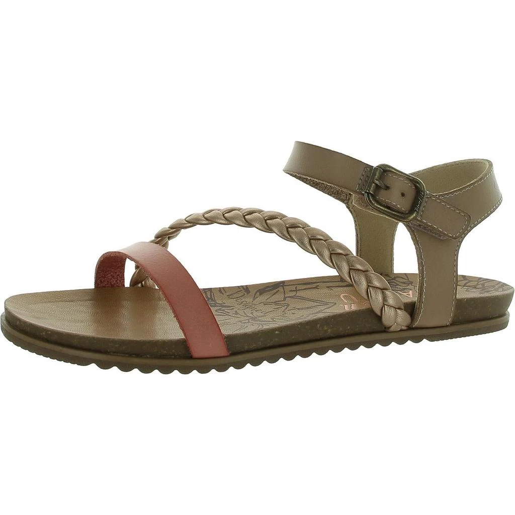 Blowfish Mylo Womens Slip On Open Toe Ankle Strap 1