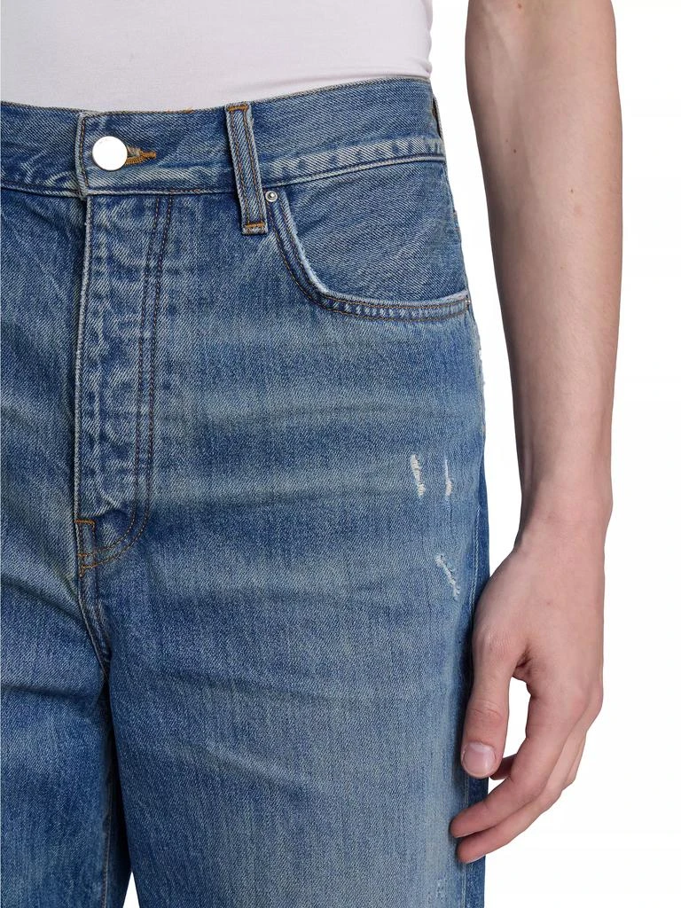AMIRI Shotgun Distressed Straight-Leg Jeans 5