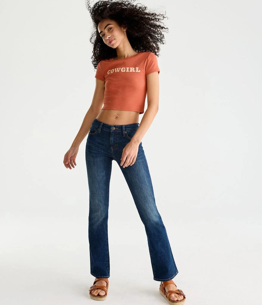 Aeropostale Womens Mid-Rise Bootcut Jean 2