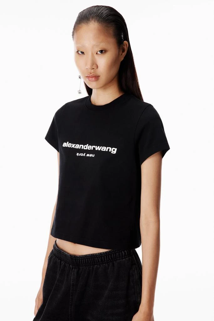Alexander Wang Puff Logo Shrunken Tee 5