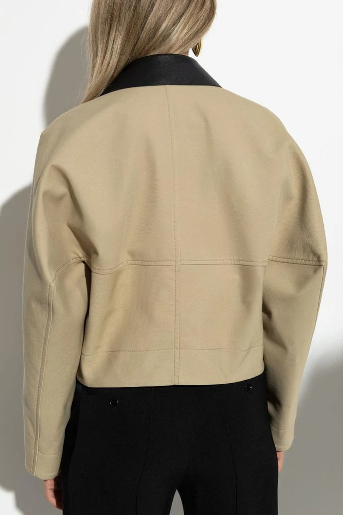 Givenchy Givenchy Collared Cropped Peacoat 3