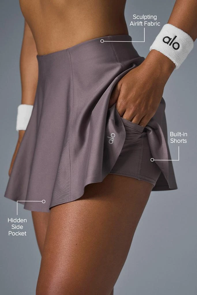 Alo Airlift Down The Line Tennis Skirt - Raisinette 2