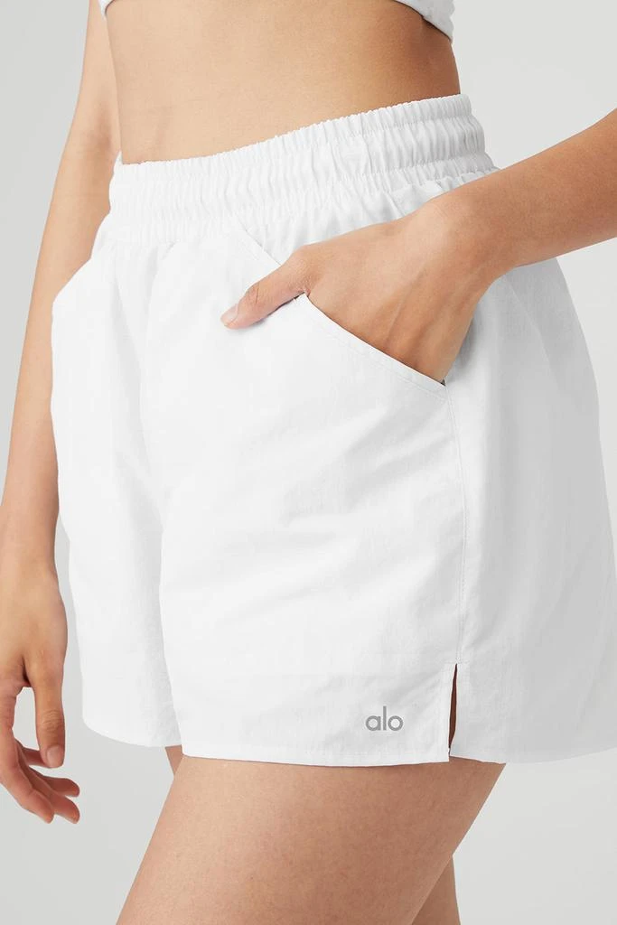 Alo Yoga Alumni Short - White 4