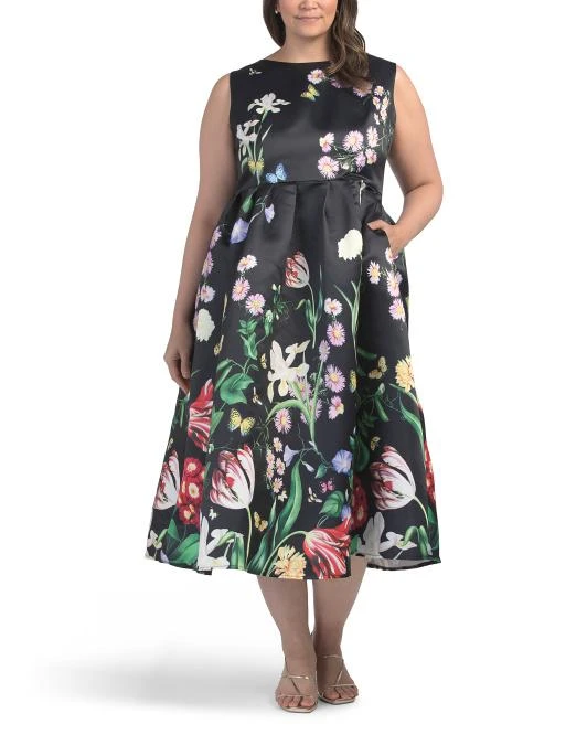 Shop Plus Cascading Floral Midi Dress on Sale at BeyondStyle  Get 51% Off  Plus Cascading Floral Midi Dress with Limited-Time Flash Deals, Exclusive  Discounts, and Special Offers. Enjoy Unbeatable Savings on