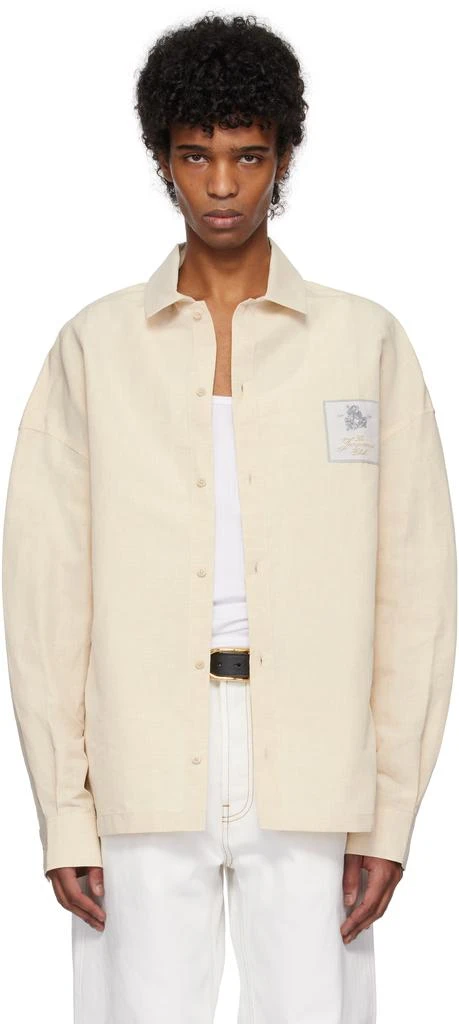 Jacquemus Beige 
La chemise atelier
 Shirt