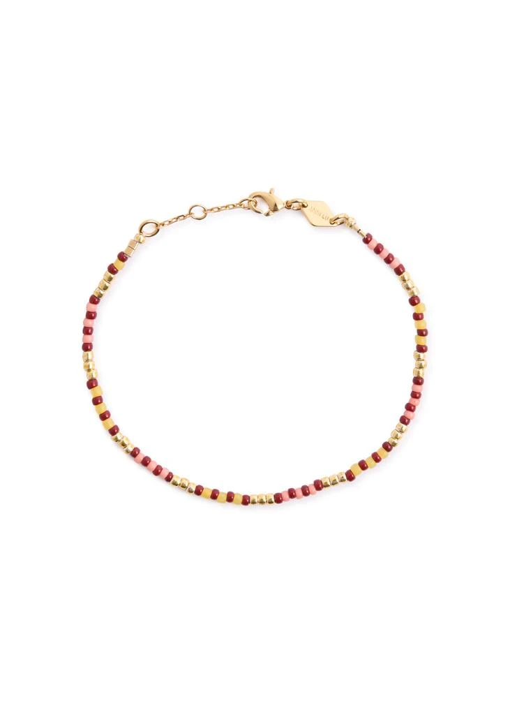 Anni Lu Bundoran 18kt gold-plated beaded bracelet 1
