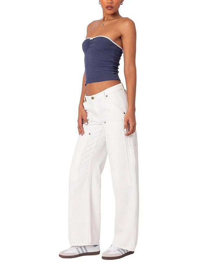 Edikted Ayla Low Rise Carpenter Jeans 4