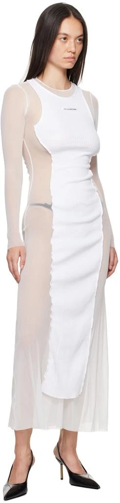 Jean Paul Gaultier White 'The Long Petit Grand' Maxi Dress 4