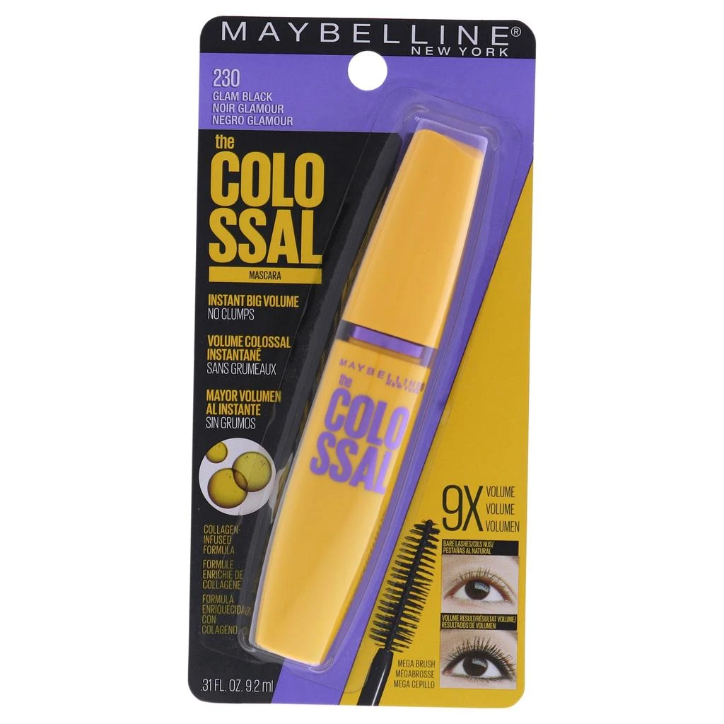 Maybelline The Colossal Volum Express Mascara - # 230 Glam Black by  for Women - 0.31 oz Mascara 1