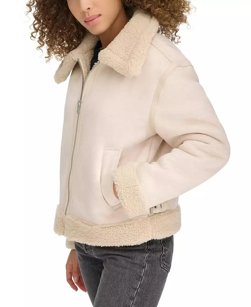 Levi's Women's Faux Shearling Aviator Jacket 4