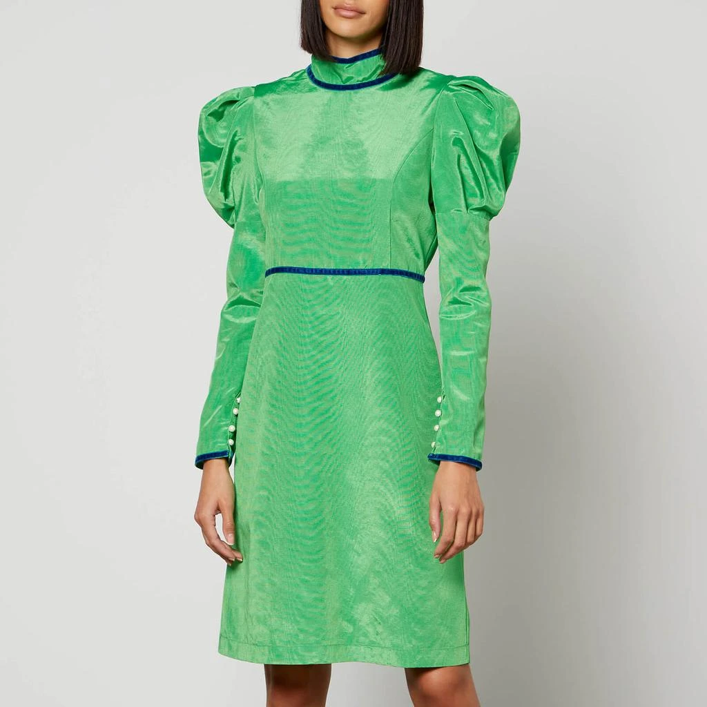 BATSHEVA Batsheva Tate Cotton-Blend Moiré Mini Dress 1