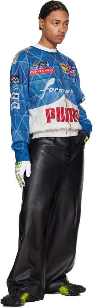 Puma Blue A$AP Rocky Edition Quilted Sweatshirt 4