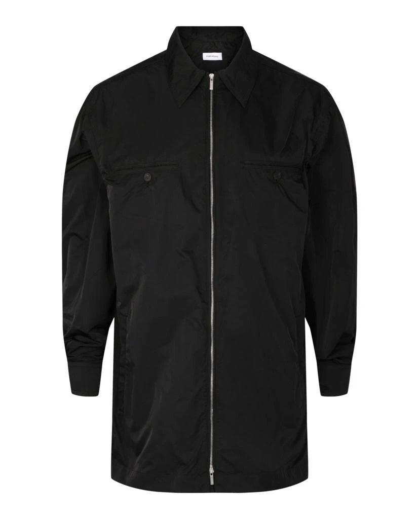 Salvatore Ferragamo Zip-Up Windbreaker with Removable Hood