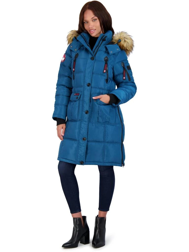 Canada Weather Gear Womens Faux Fur Heavyweight Puffer Coat 6