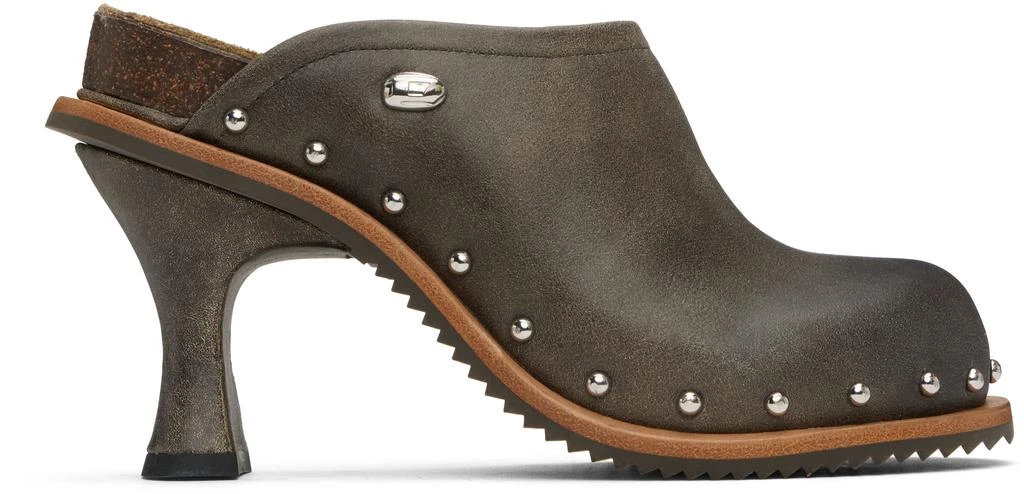 Diesel Brown D-Woodstock MI Clog Mules 1