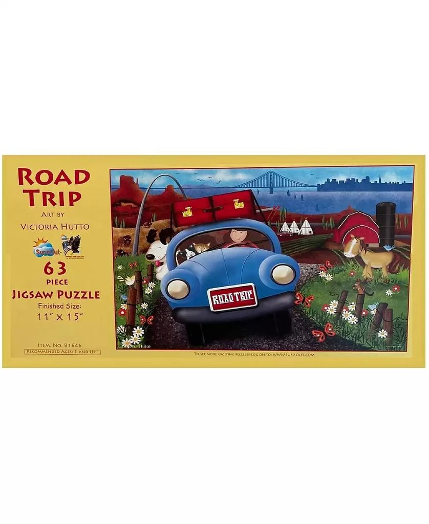 SunsOut Road Trip 63 piece Jigsaw Puzzle