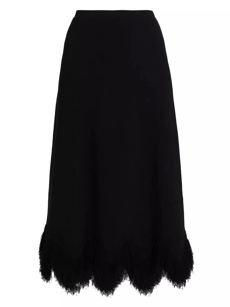 Ulla Johnson Paulina Fringe Knit Maxi-Skirt 1