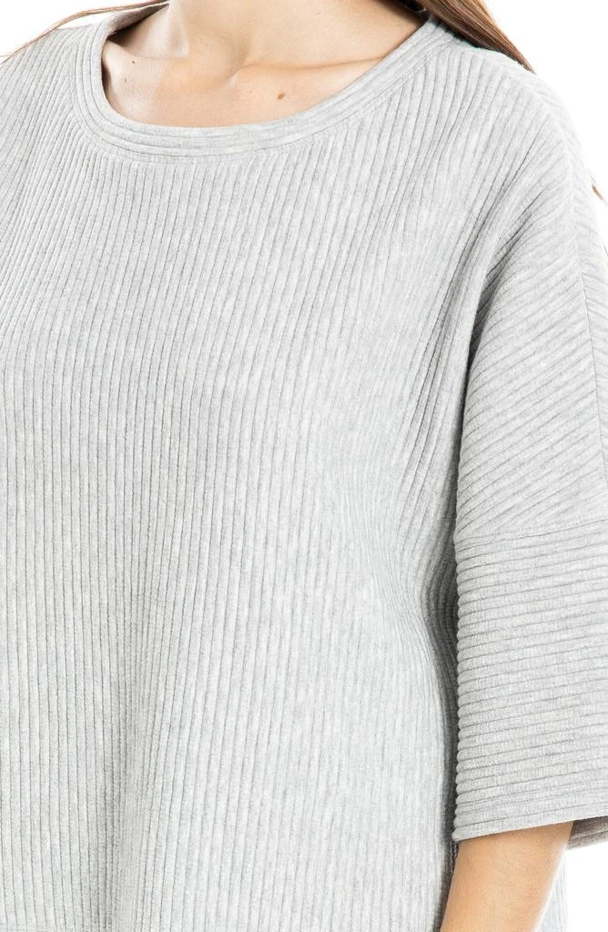 Max Studio Ottoman Rib Dolman Sleeve Sweater 3