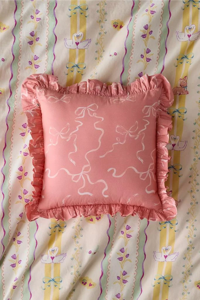 Urban Outfitters Harper Ruffle Throw Pillow 1