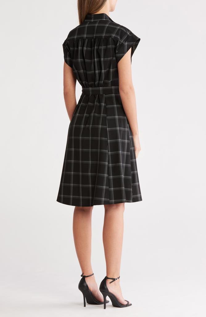 Calvin Klein Comm Big Plaid Shirtdress