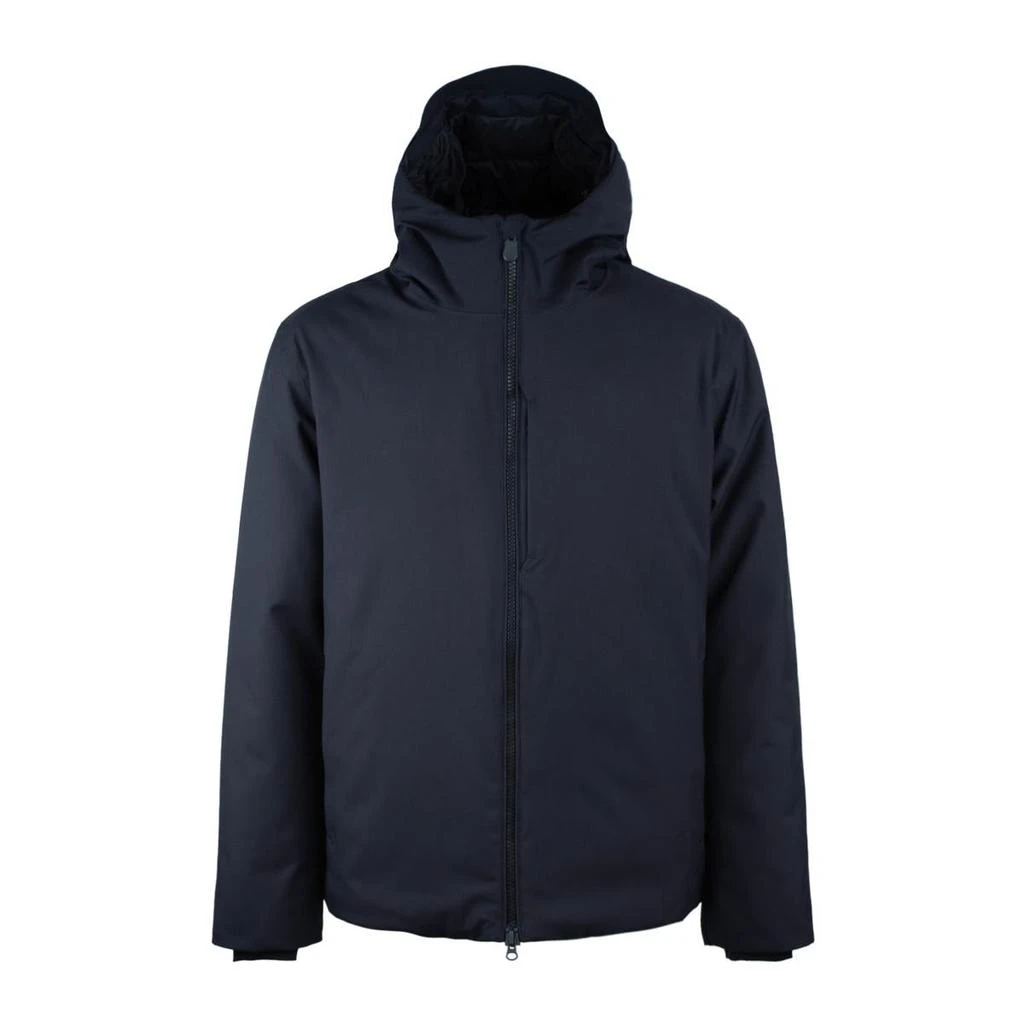 Save The Duck Save The Duck Barnaby Blue Black Animal Free Hooded Down Jacket 1