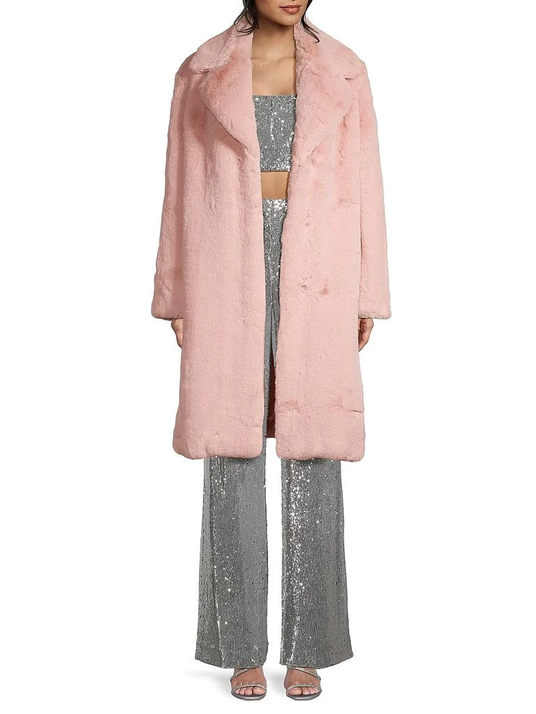 Milly Riley Oversized Faux Fur Coat 2