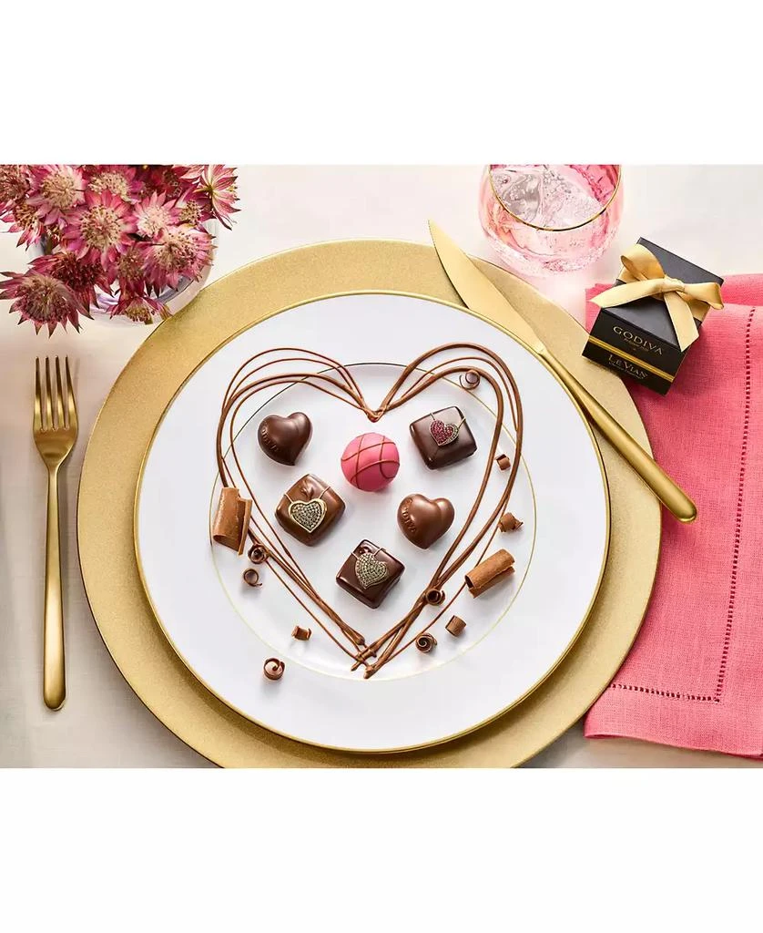 Le Vian GODIVA x Le Vian® Chocolate Enamel Ganache Heart Pendant Necklace Featuring Chocolate Diamond (1-3/8 ct. t.w.) & Enamel Pavé in 14k Rose Gold 6