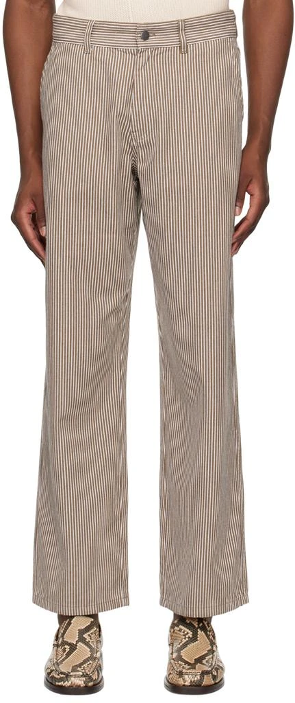 Saturdays NYC Brown George Trousers 1