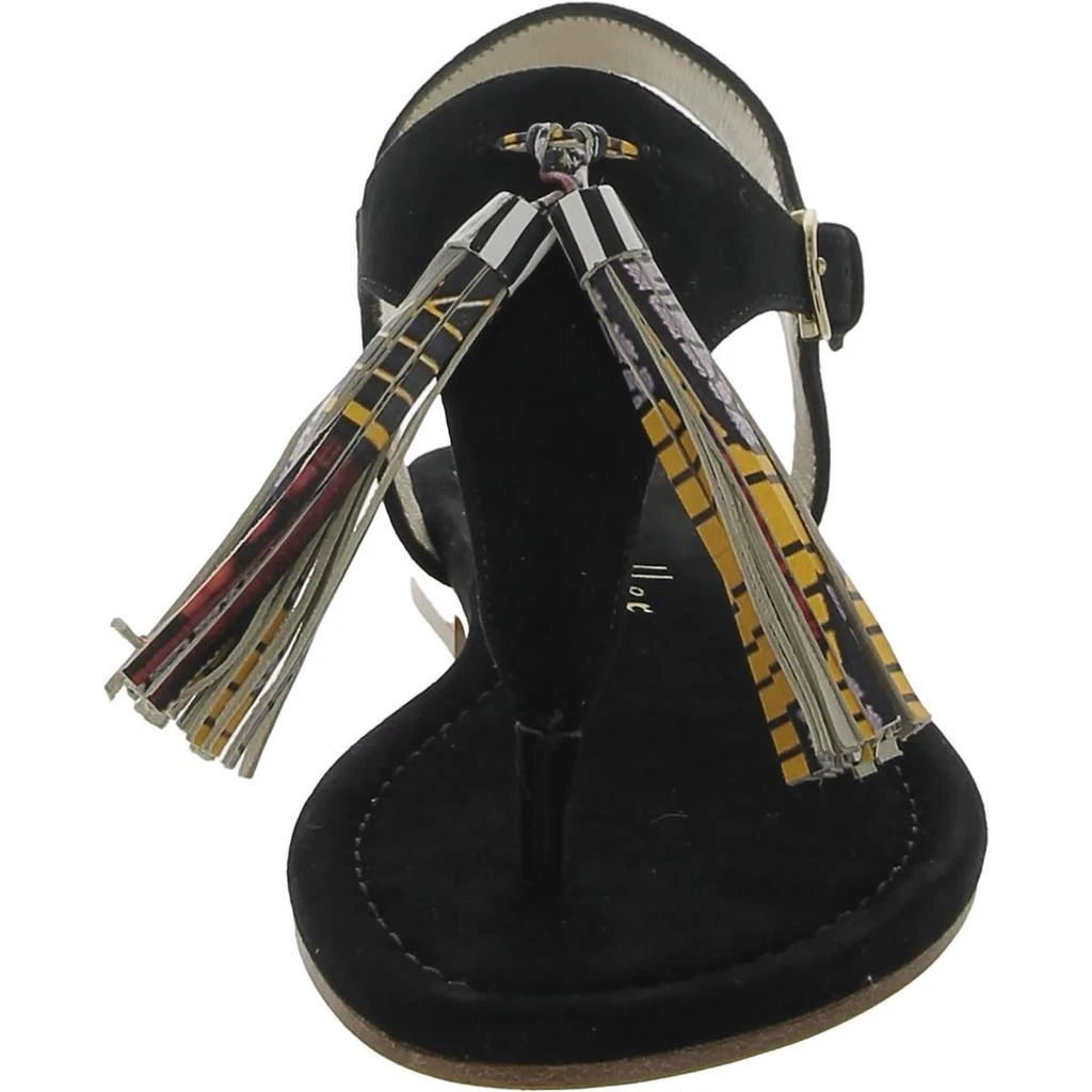 Bettye Muller Samba Womens Suede Thong Slingback Sandals 2
