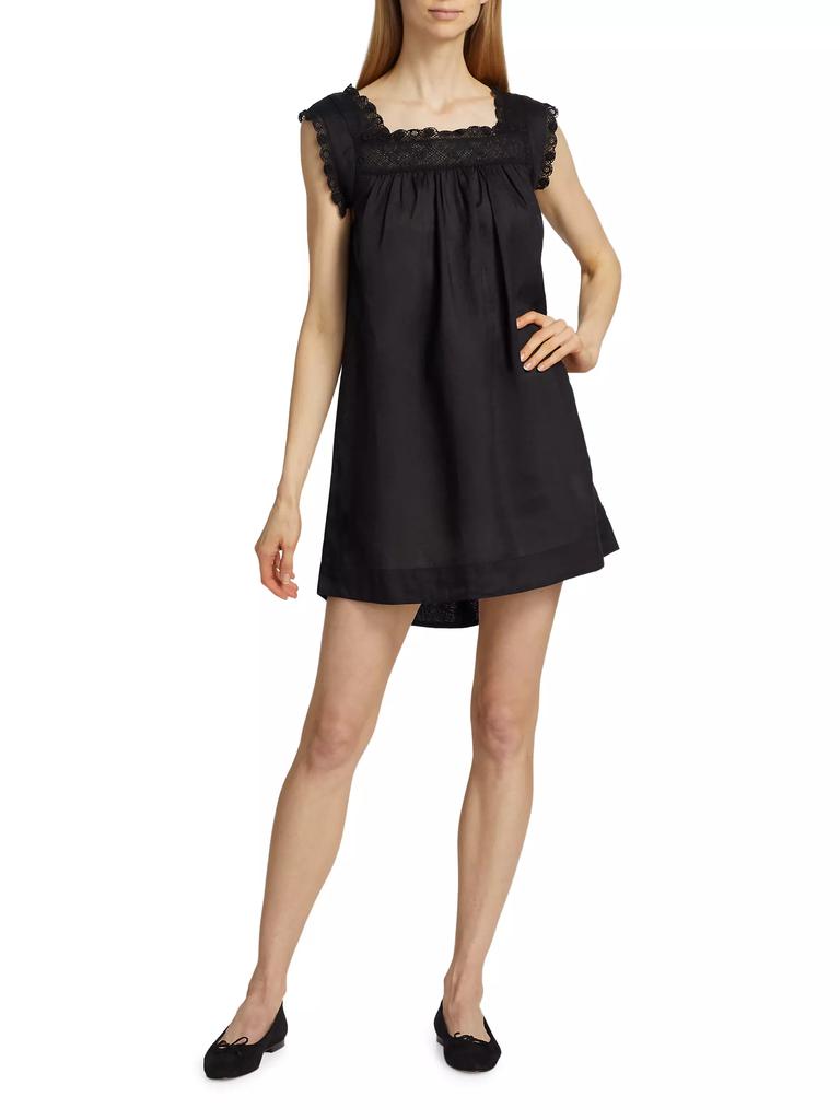 DÔEN Almadia Lace-Detailed Shift Dress