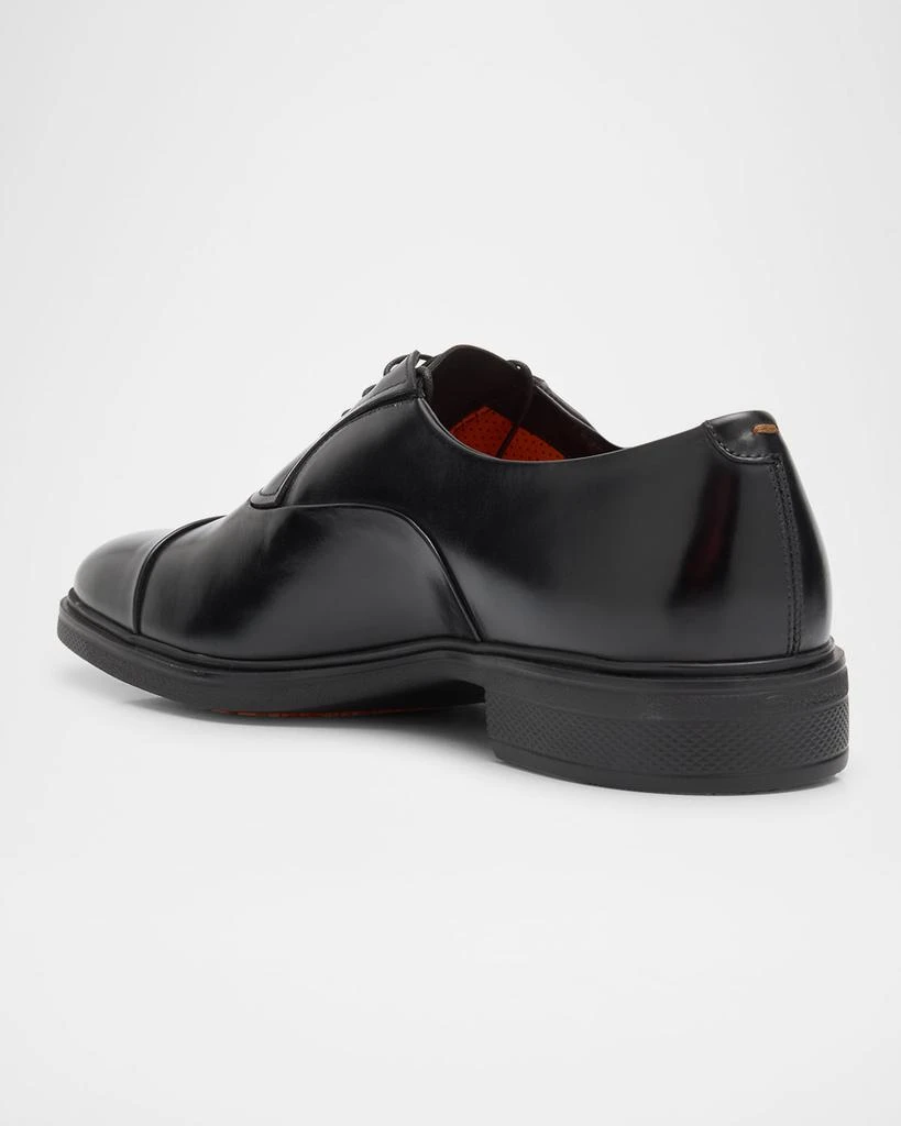Santoni Men's Easy Leather Cap-Toe Oxfords 2