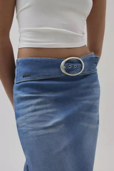 BDG BDG Missy Low-Rise Denim Maxi Skirt 2