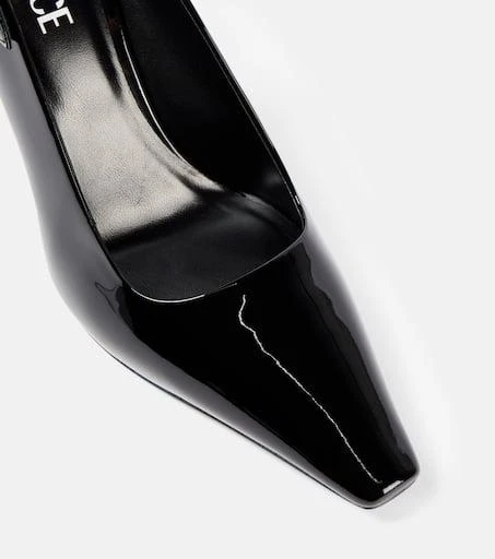 Versace Patent leather slingback pumps 5
