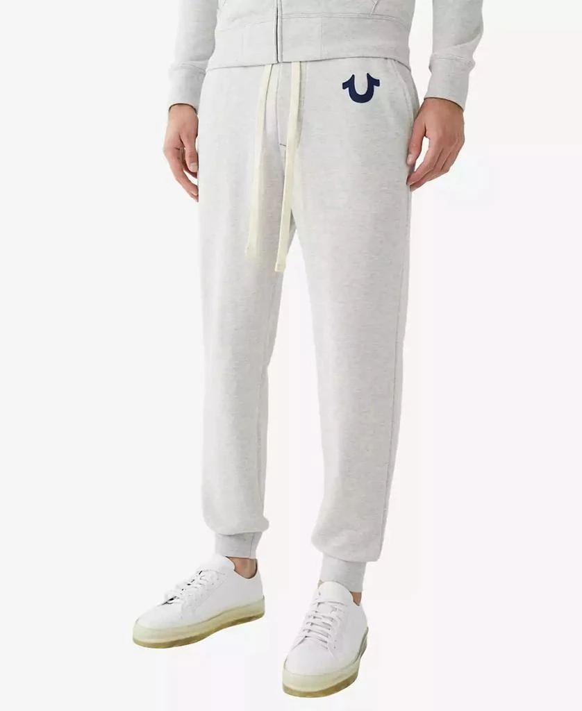True Religion Men
s Classic Logo Elastic Drawstring Joggers 1