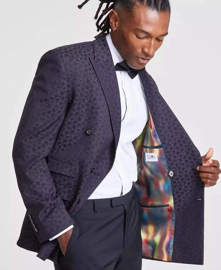 Tayion Collection Men's Classic-Fit Jacquard Dinner Jacket 3