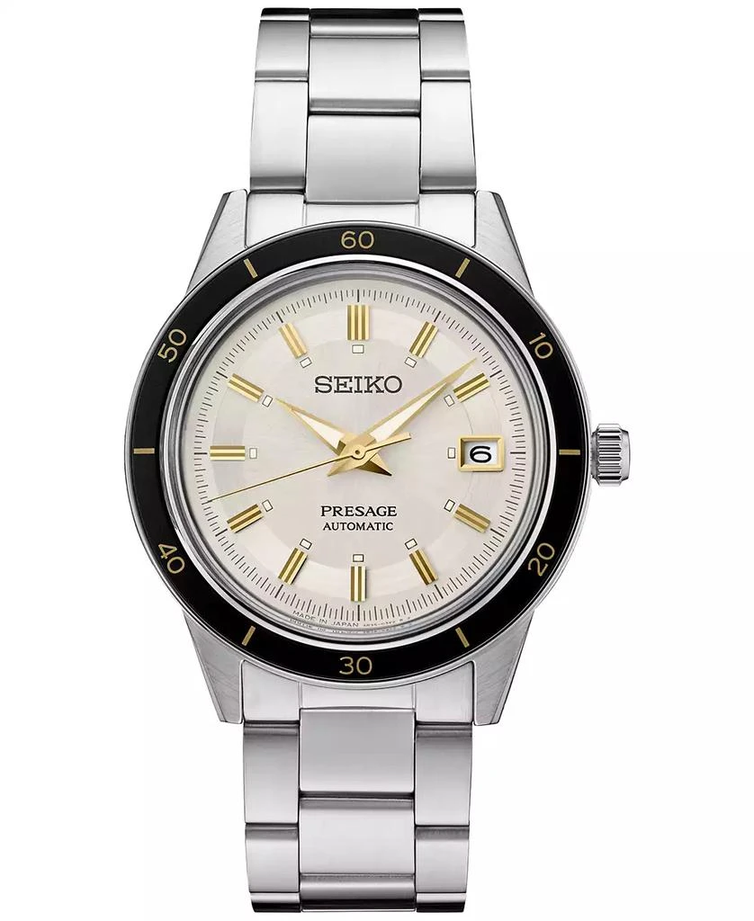 Seiko Men's Automatic Presage Stainless Steel Bracelet Watch 41mm 1