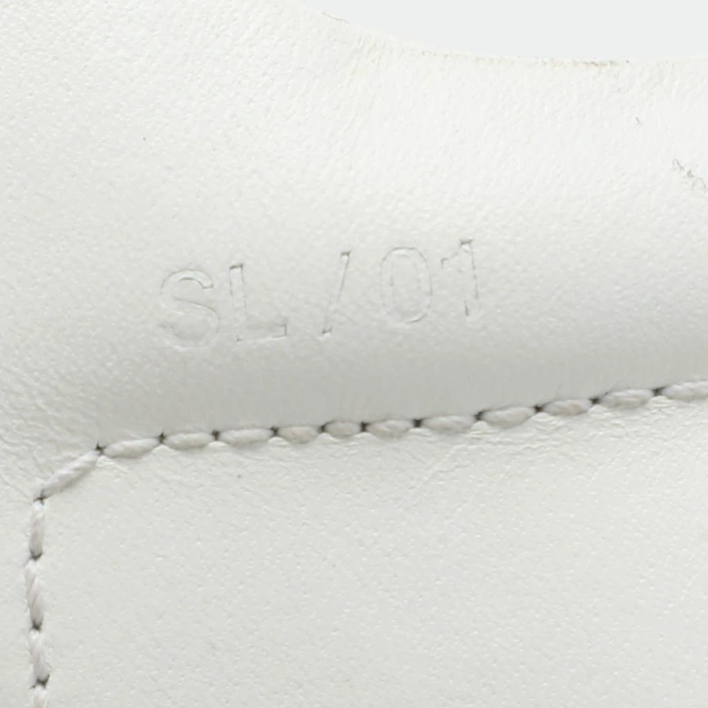 Yves Saint Laurent Saint Laurent White Leather Low Top Sneakers Size 34 8