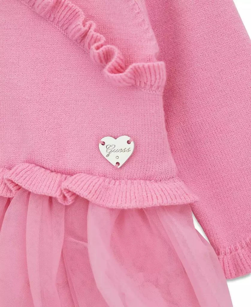 GUESS Baby Girls
 Dress, Diaper Cover and Socks, 3-Piece Set 3