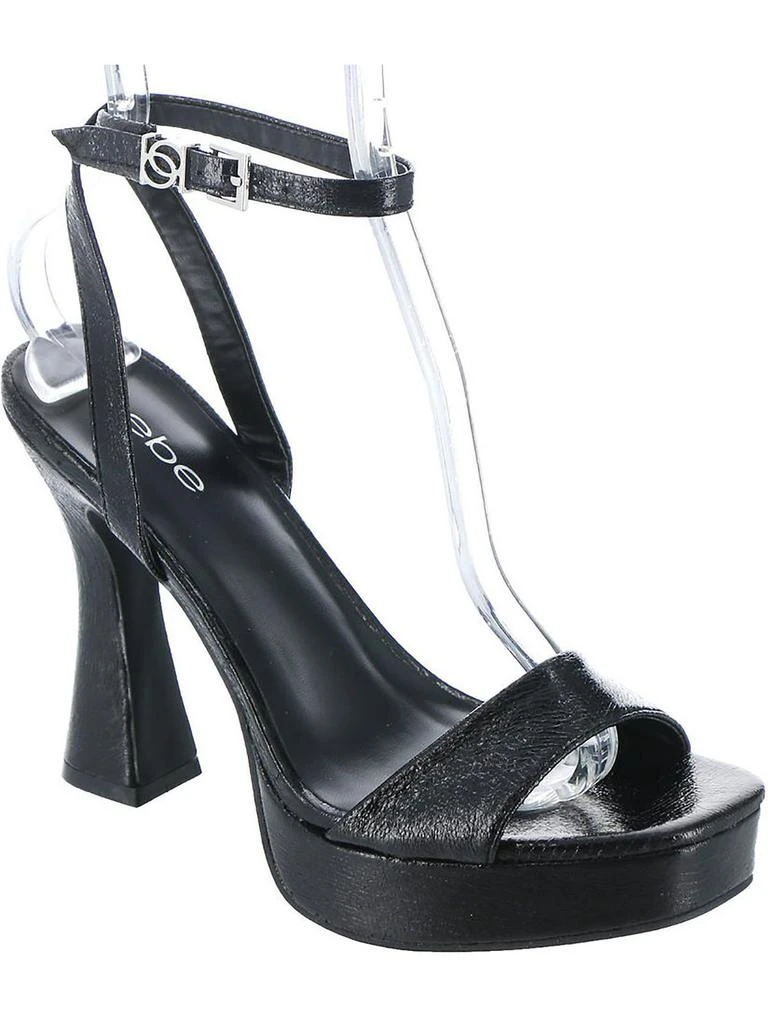 Bebe Lera Womens Ankle Strap Heeled Heels 5
