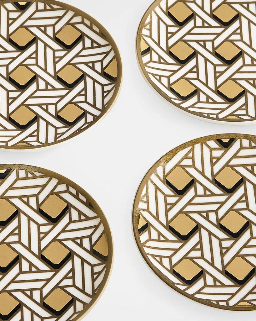 Jonathan Adler Basketweave Coasters, Set of 4 3