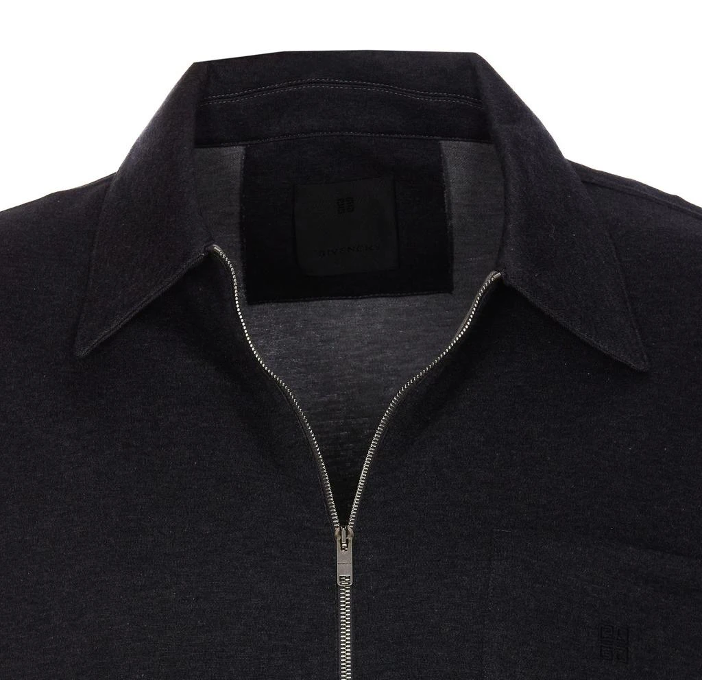 Givenchy Givenchy Zip-Up Long-Sleeved Shirt 4