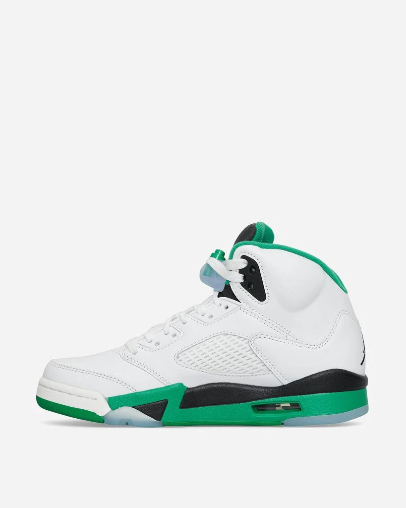 Jordan Women's Air Jordan 5 Retro Sneakers White / Lucky Green 3