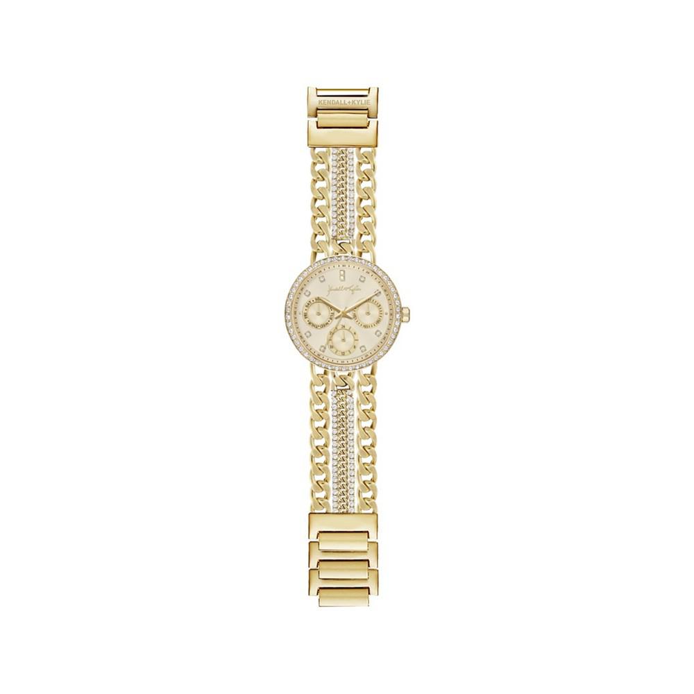 Kendall + Kylie iTouch Women's Gold-Tone Metal Bracelet Watch