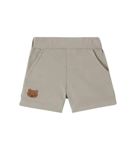Donsje Ithri embroidered cotton jersey shorts