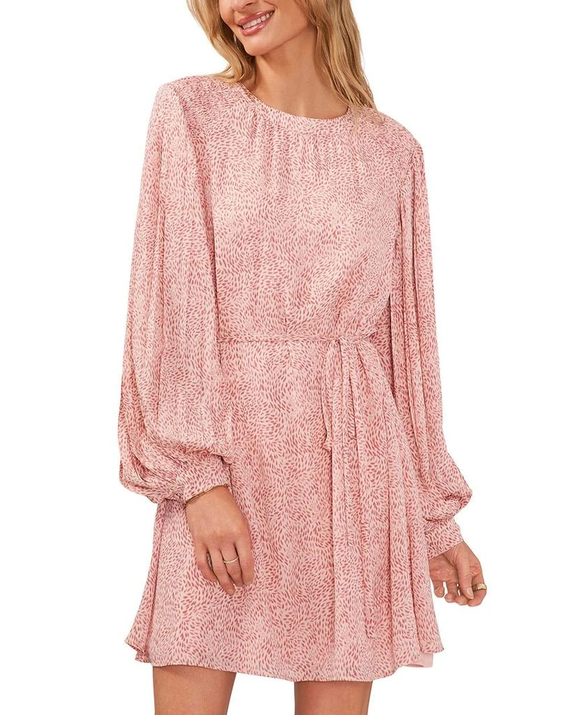 Vince Camuto Smocked Shoulder Dress 1