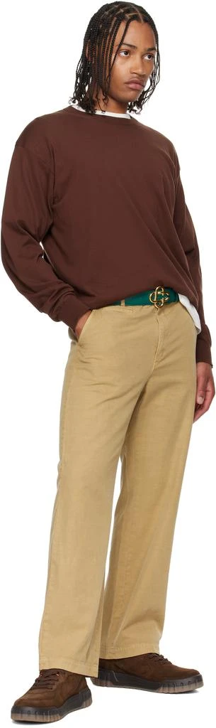 Casablanca Green CC Logo Buckle Belt 2