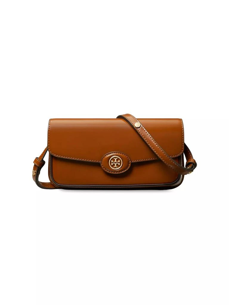 Tory Burch Robinson Spazzolato Leather Crossbody Bag 1