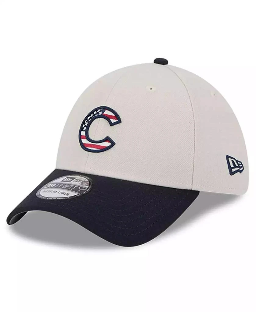 New Era Men's Black Chicago Cubs 2024 Fourth of July 39THIRTY Flex Hat 3
