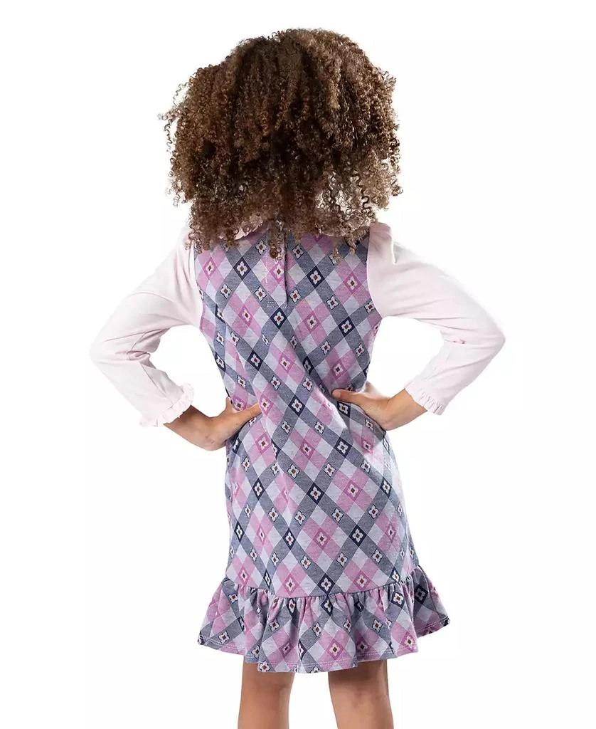 Rare Editions Toddler & Little Girls Argyle Print Jumper Dress 4