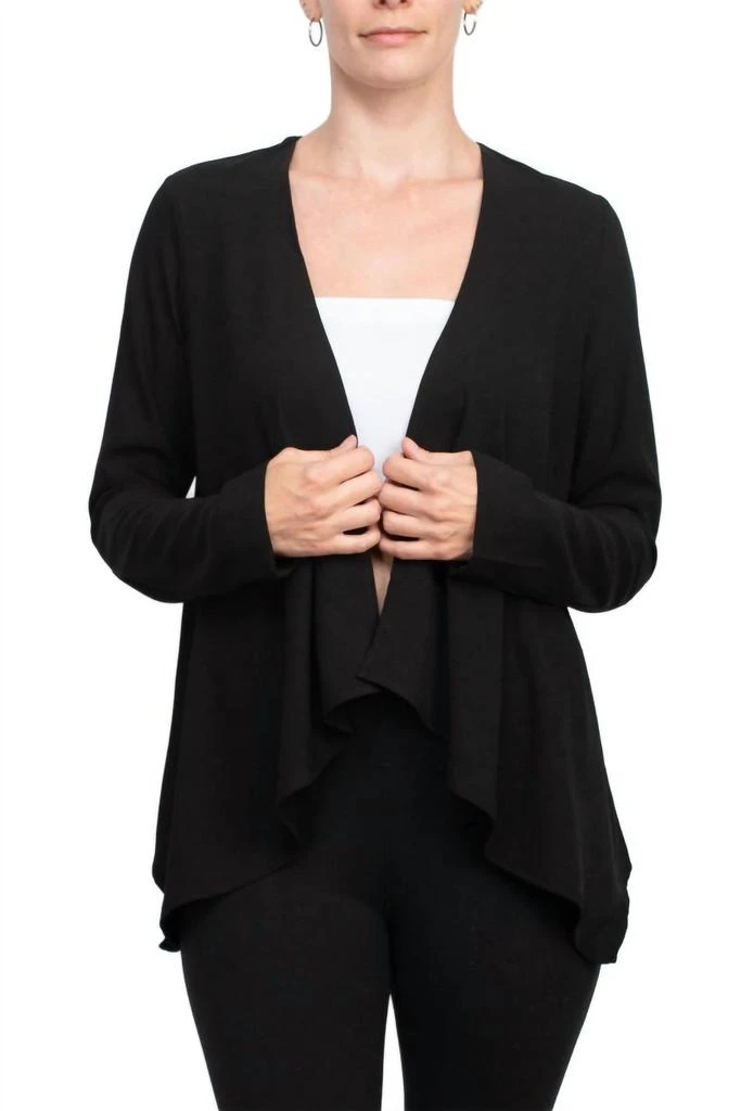 Grace Grace - Open Front Long Sleeve Jacket